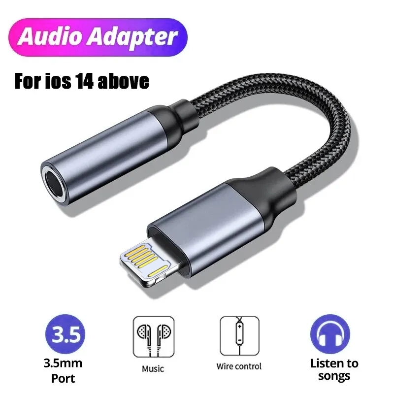 8 دبوس إلى 3.5 مللي متر جاك كا - مراجعة Earphone Splitter Jack وسعره